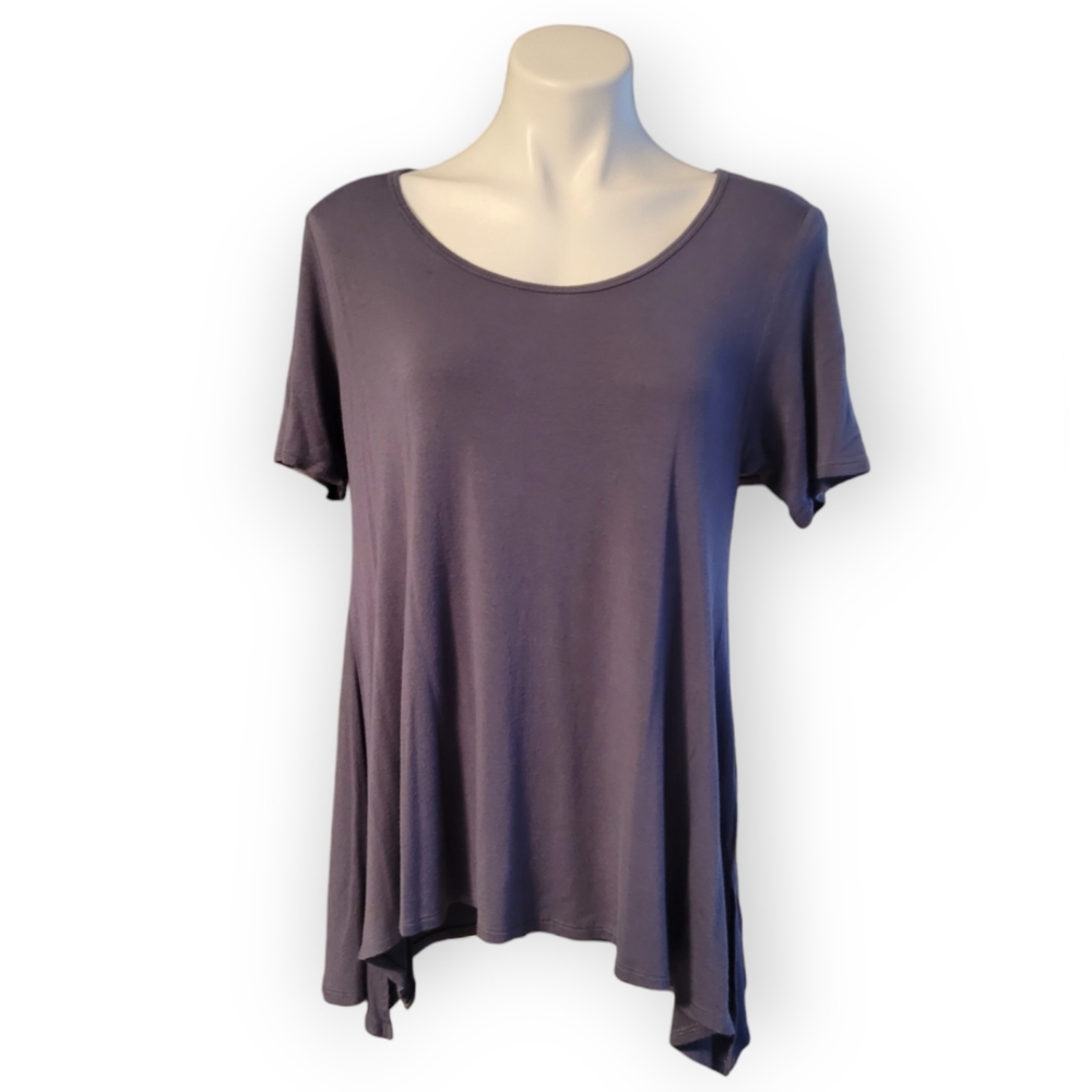 Women's Short Sleeve Top - Purple